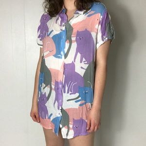 lazy oaf cat shirt